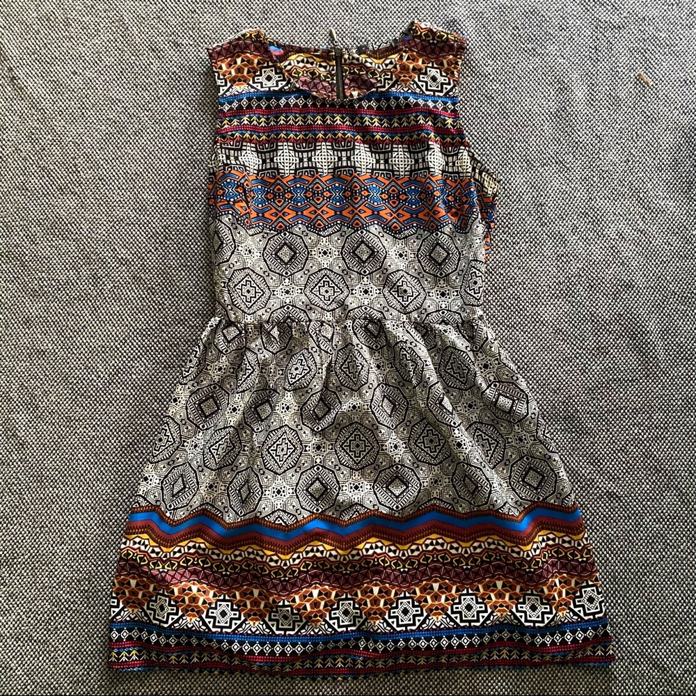 Funky pattern dress - Multiple colors